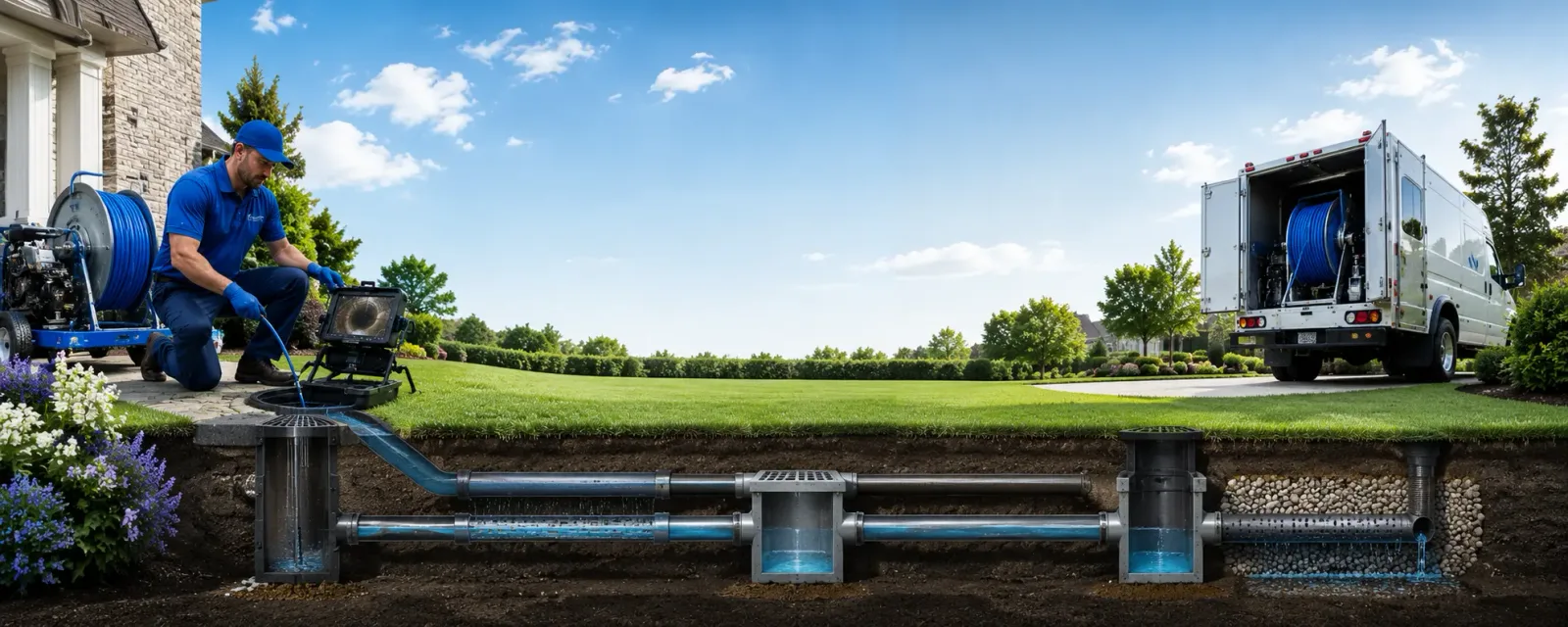 Outdoor drain cleaning information for Porterdale, GA