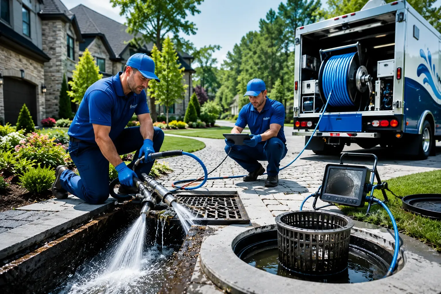 Local outdoor drain cleaning professionals in Porterdale, GA